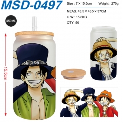 One Piece Anime frosted glass ...