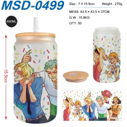 One Piece Anime frosted glass ...