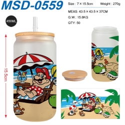 Super Mario Anime frosted glas...