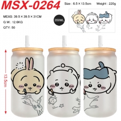 Chiikawa Anime frosted glass c...