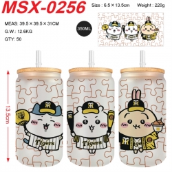 Chiikawa Anime frosted glass c...