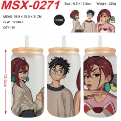 Dandadan Anime frosted glass c...