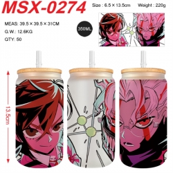 Dandadan Anime frosted glass c...