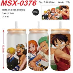 One Piece Anime frosted glass ...