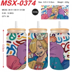 One Piece Anime frosted glass ...