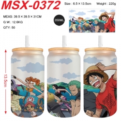One Piece Anime frosted glass ...
