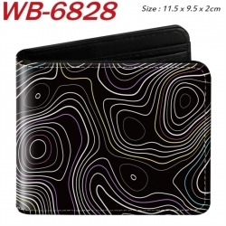 graphic Animation color PU lea...