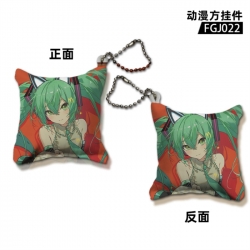 Hatsune Miku Game pillow keych...