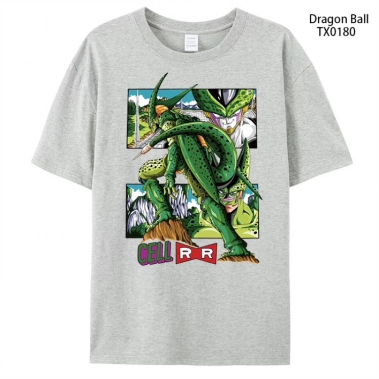 DRAGON BALL Anime peripheral printed pure cotton T-shirt from S to 4XL