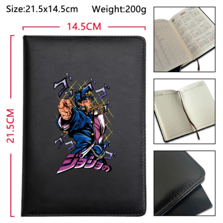 JoJos Bizarre Adventure Anime Printed PU Car Thread Notebook Hard Cover 21.5x14.5cm