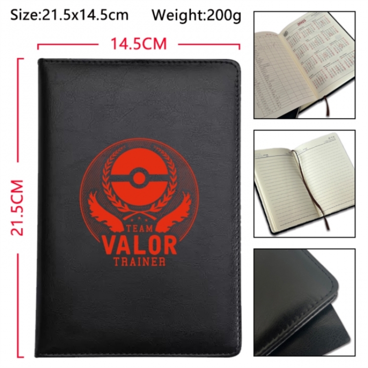 Pokemon Anime Printed PU Car Thread Notebook Hard Cover 21.5x14.5cm