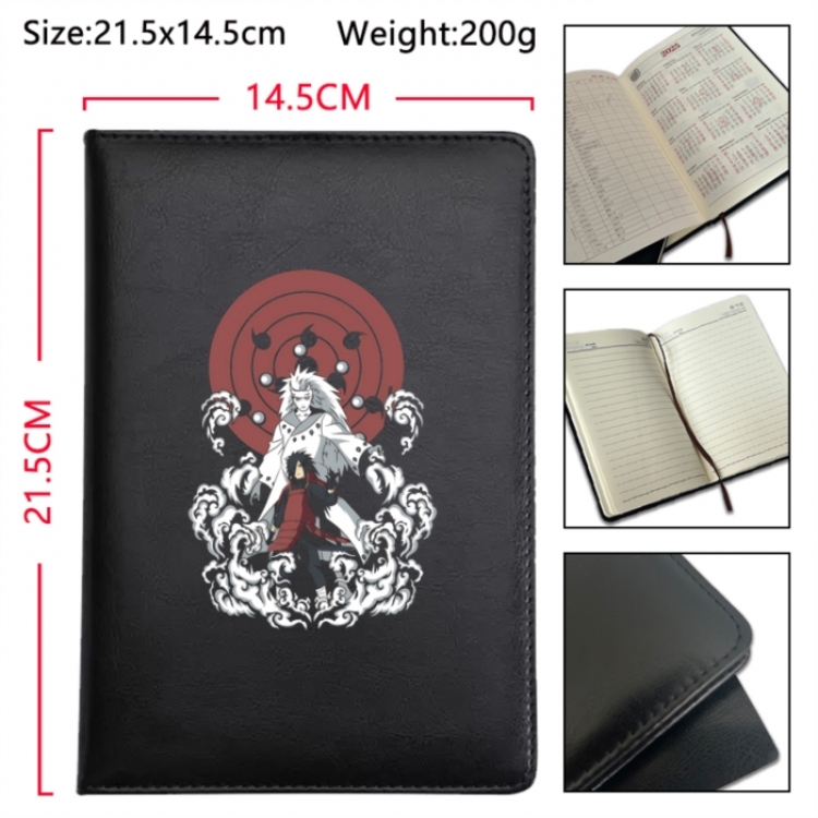 Naruto Anime Printed PU Car Thread Notebook Hard Cover 21.5x14.5cm