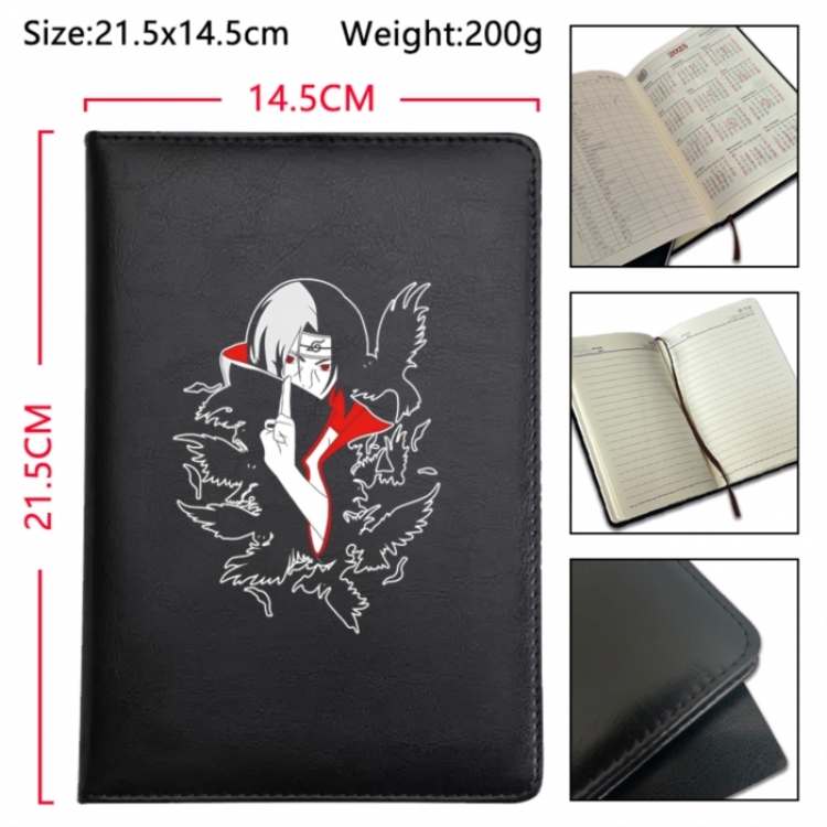 Naruto Anime Printed PU Car Thread Notebook Hard Cover 21.5x14.5cm