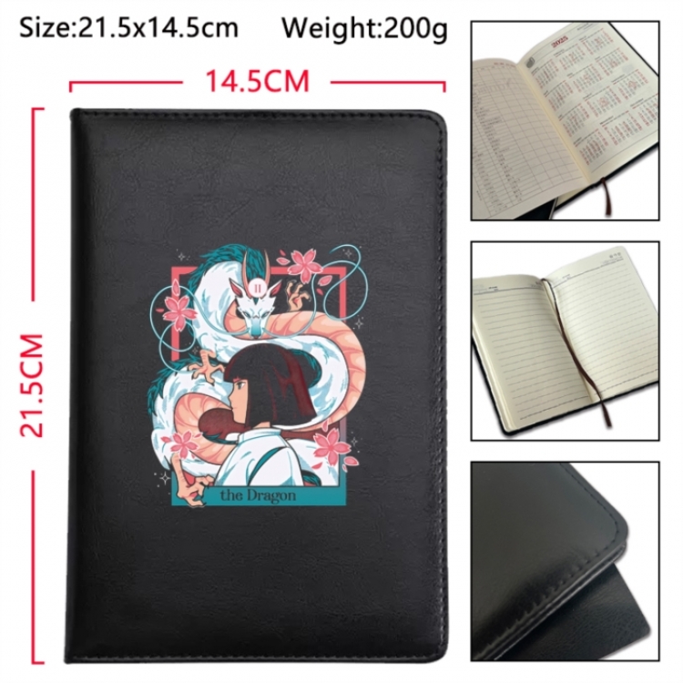 TOTORO Anime Printed PU Car Thread Notebook Hard Cover 21.5x14.5cm