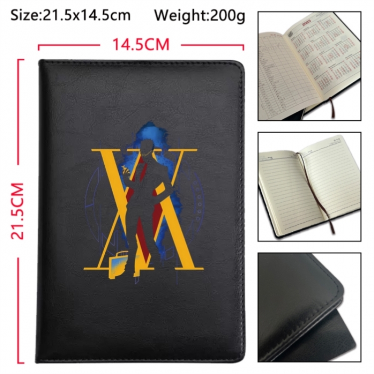 HunterXHunter Anime Printed PU Car Thread Notebook Hard Cover 21.5x14.5cm