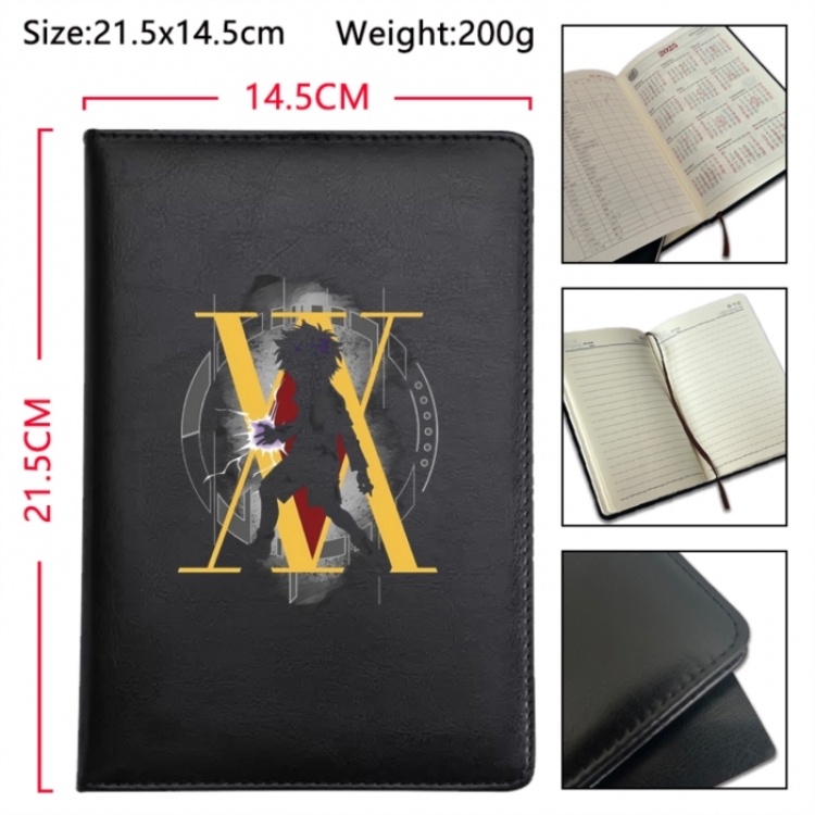 HunterXHunter Anime Printed PU Car Thread Notebook Hard Cover 21.5x14.5cm
