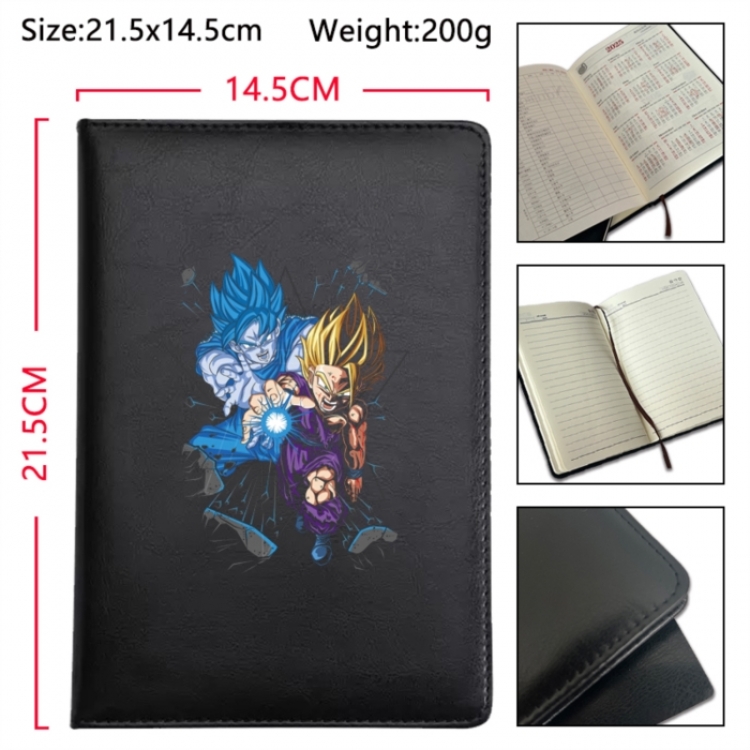 DRAGON BALL Anime Printed PU Car Thread Notebook Hard Cover 21.5x14.5cm