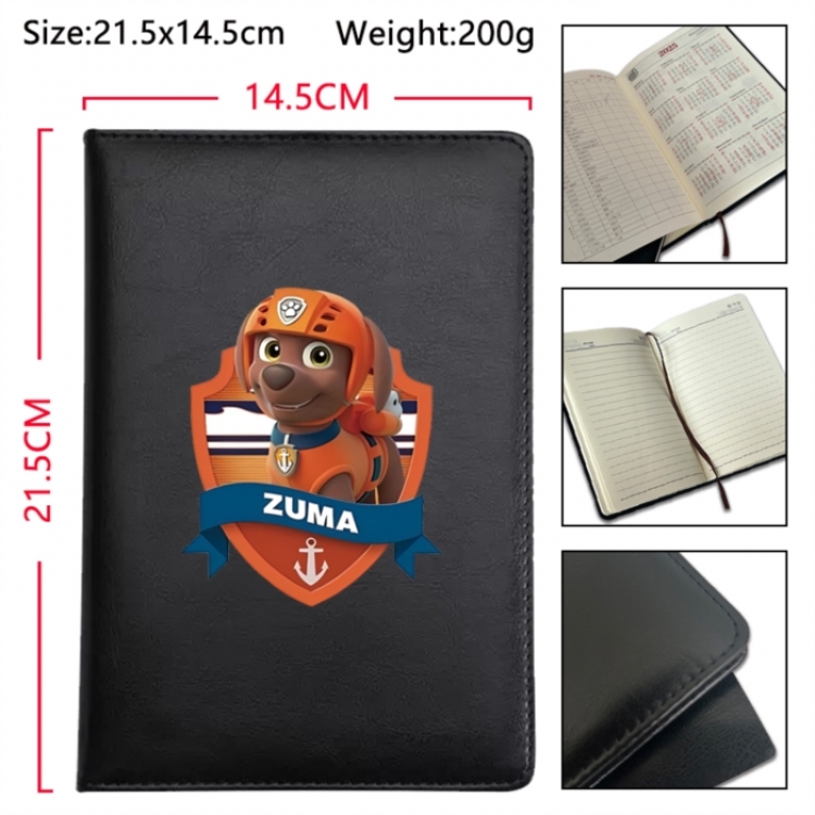 PAW Patrol Anime Printed PU Car Thread Notebook Hard Cover 21.5x14.5cm