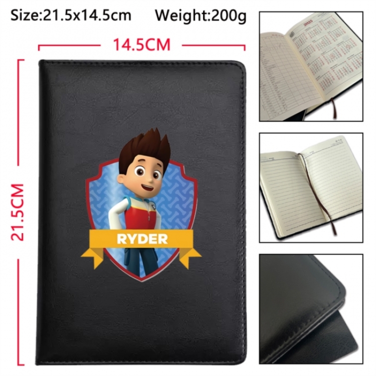 PAW Patrol Anime Printed PU Car Thread Notebook Hard Cover 21.5x14.5cm