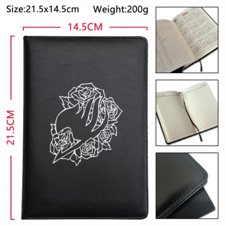 Fairy tail Anime Printed PU Car Thread Notebook Hard Cover 21.5x14.5cm