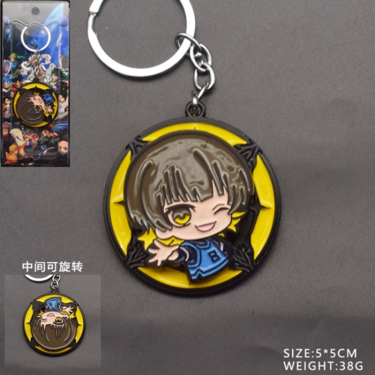 Haikyuu!! Anime peripheral rotatable keychain