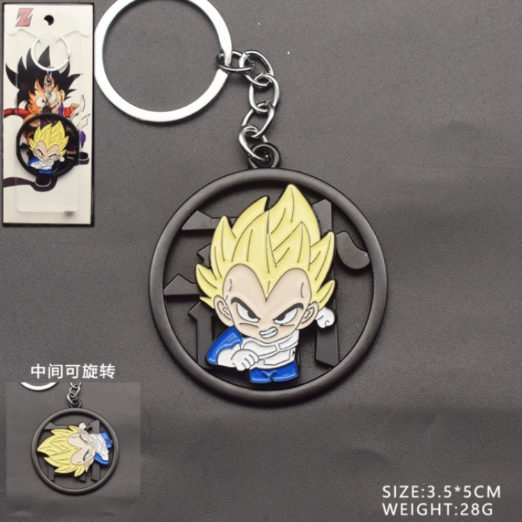 DRAGON BALL Anime peripheral rotatable keychain