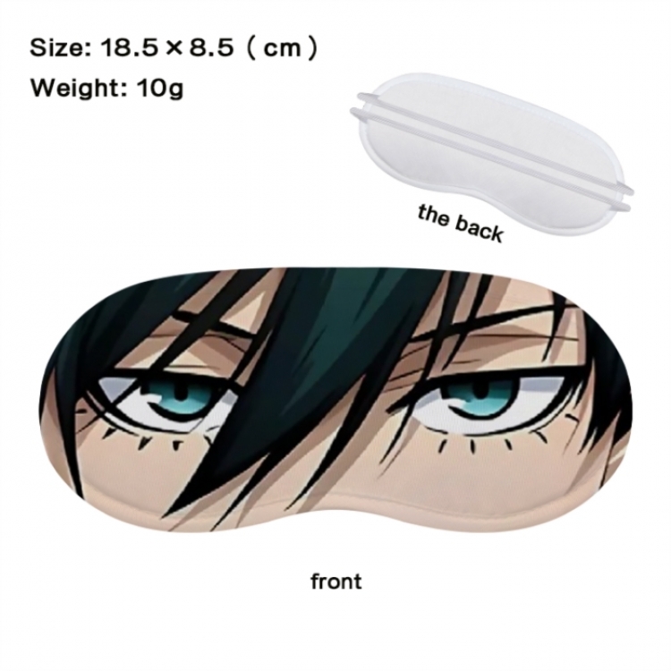 BLUE LOCK Anime full-color printed nap sleep blackout eye mask 18.5X8.5cm price for 5 pcs