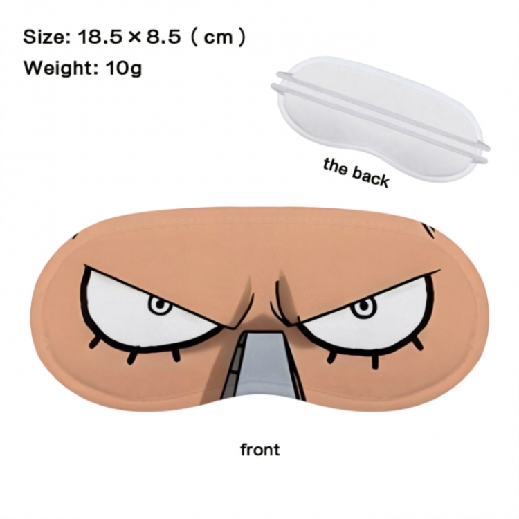 One Piece Anime full-color printed nap sleep blackout eye mask 18.5X8.5cm price for 5 pcs