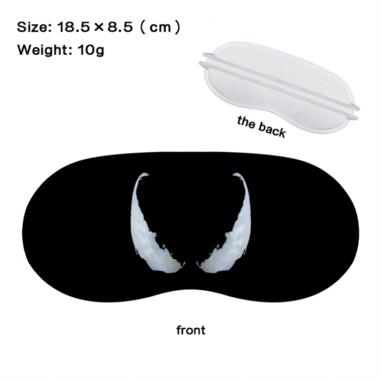 Superhero Anime full-color printed nap sleep blackout eye mask 18.5X8.5cm price for 5 pcs