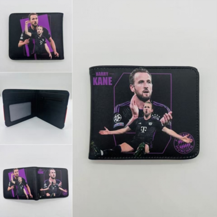 Sports stars Full color Two fold short card case wallet 11X9.5CM  