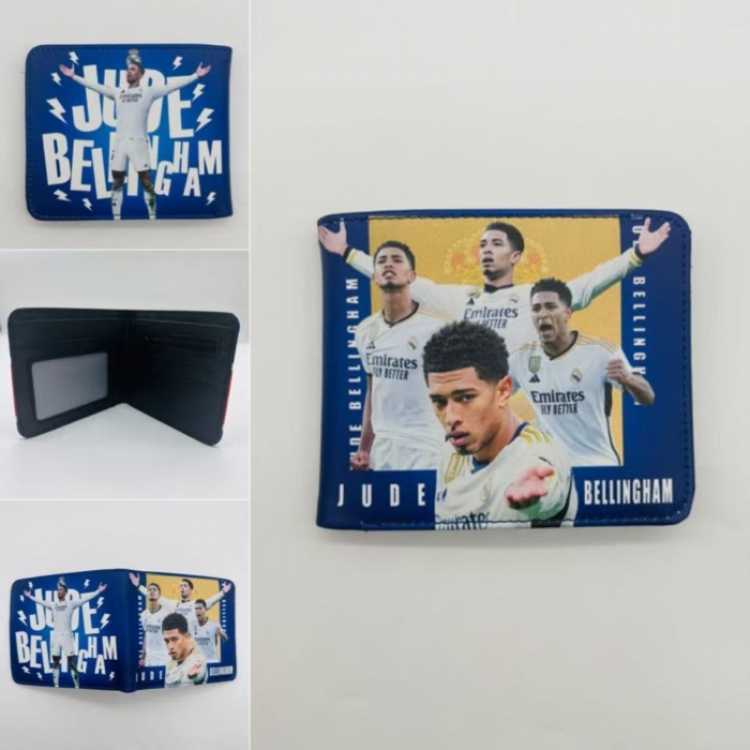 Sports stars Full color Two fold short card case wallet 11X9.5CM  