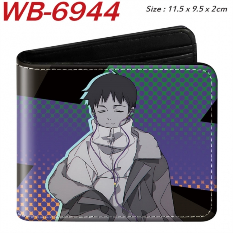 EVA  Animation color PU leather half fold wallet 11.5X9X2CM