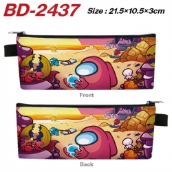Among us Anime PU Leather Zipp...