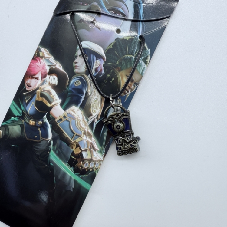 League of Legends Anime peripheral leather rope necklace pendant jewelry price for 5 pcs