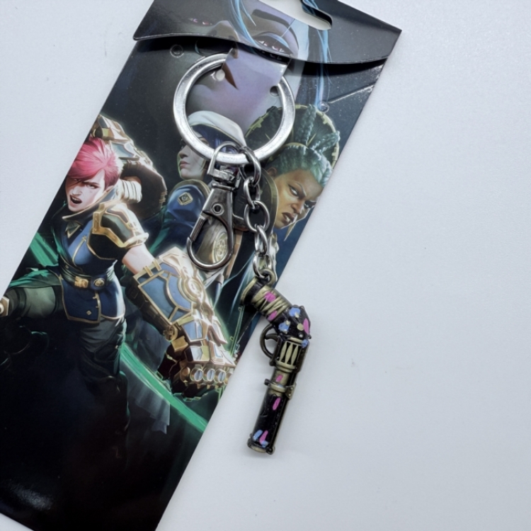 League of Legends  Animation metal keychain pendant price for 5 pcs 