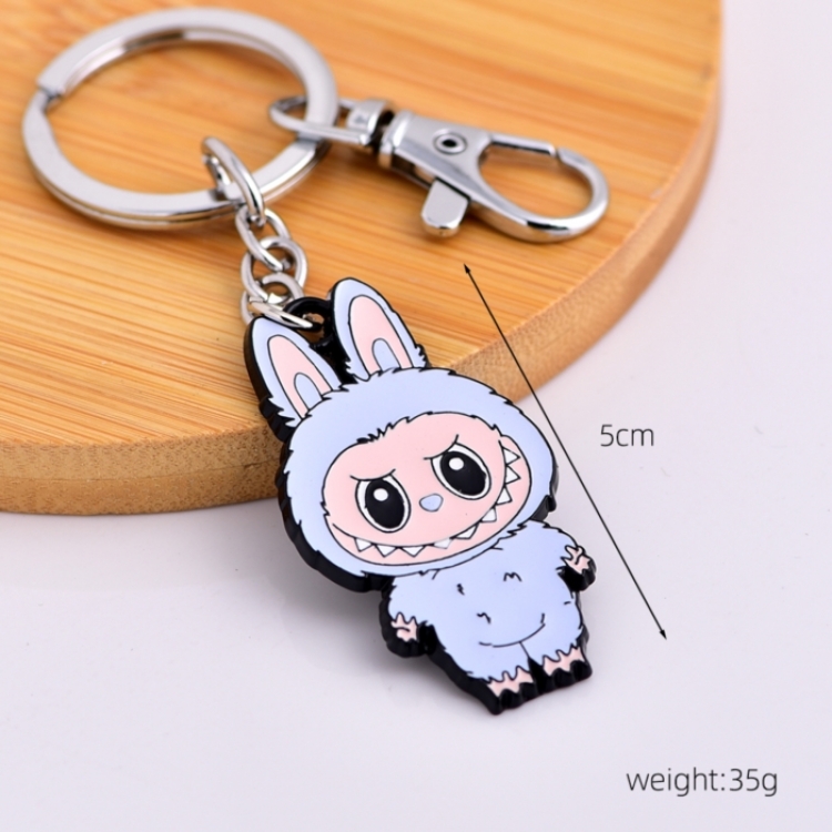 LABUBU Anime cartoon metal necklace pendant price for 5 pcs 