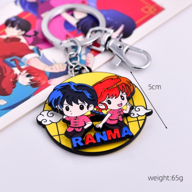 Ranma 1/2 Anime surrounding rotation keychain pendant  price for 5 pcs