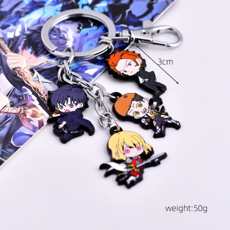 Solo Leveling:Arise Anime cartoon skewered keychain backpack pendant