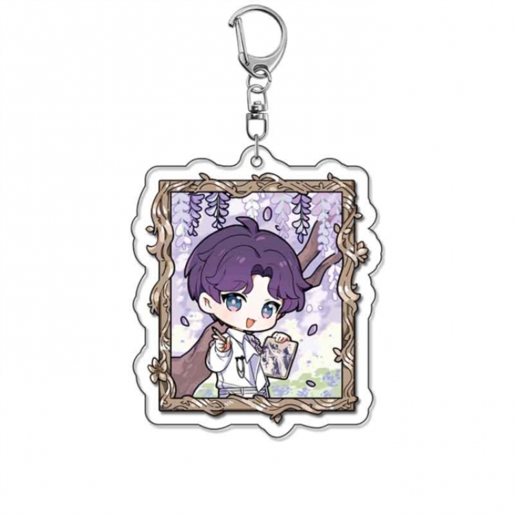 Love and Deepspace Anime Acrylic Keychain Charm price for 5 pcs