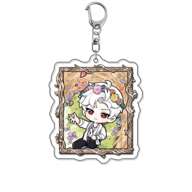 Love and Deepspace Anime Acrylic Keychain Charm price for 5 pcs