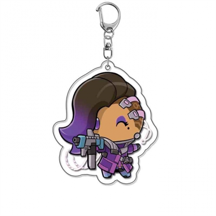 Overwatch Anime Acrylic Keychain Charm price for 5 pcs