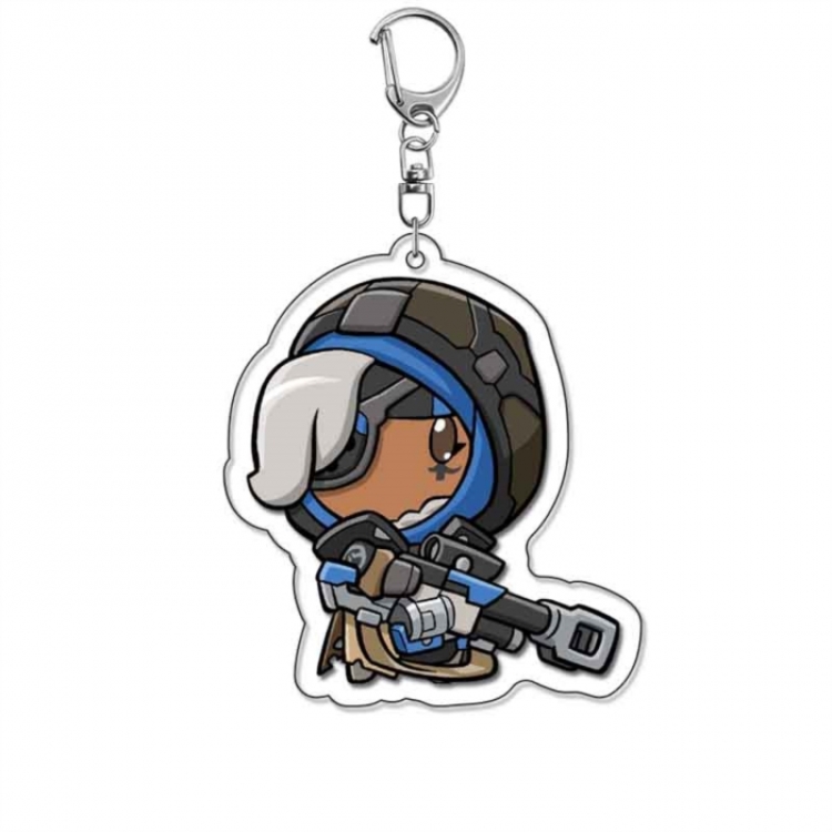 Overwatch Anime Acrylic Keychain Charm price for 5 pcs