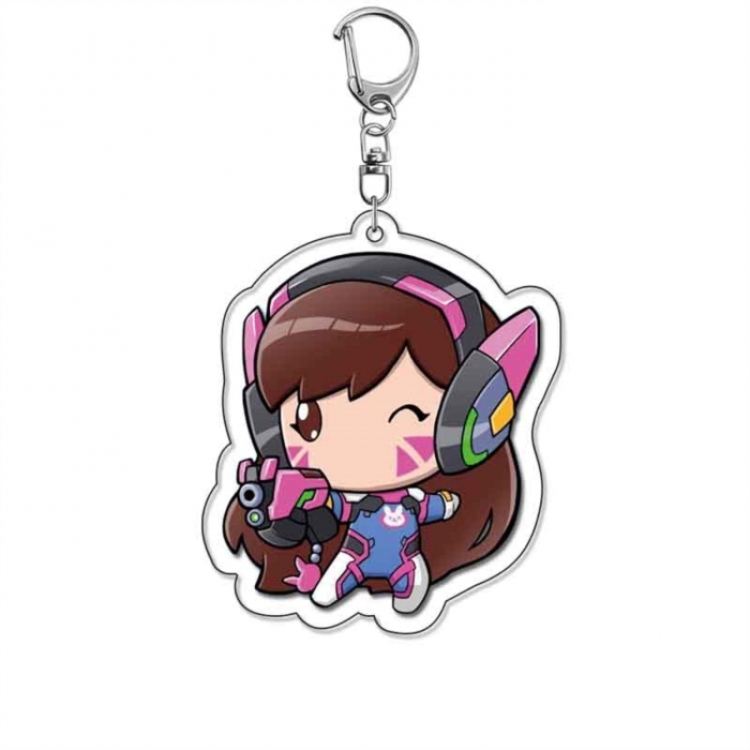 Overwatch Anime Acrylic Keychain Charm price for 5 pcs