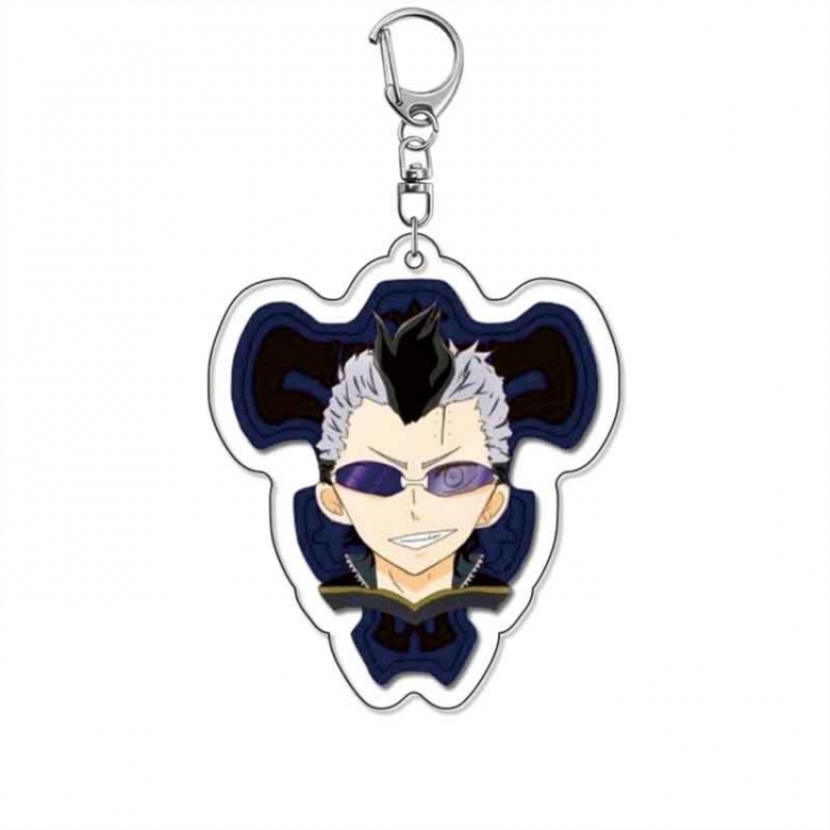 Black clover Anime Acrylic Keychain Charm price for 5 pcs