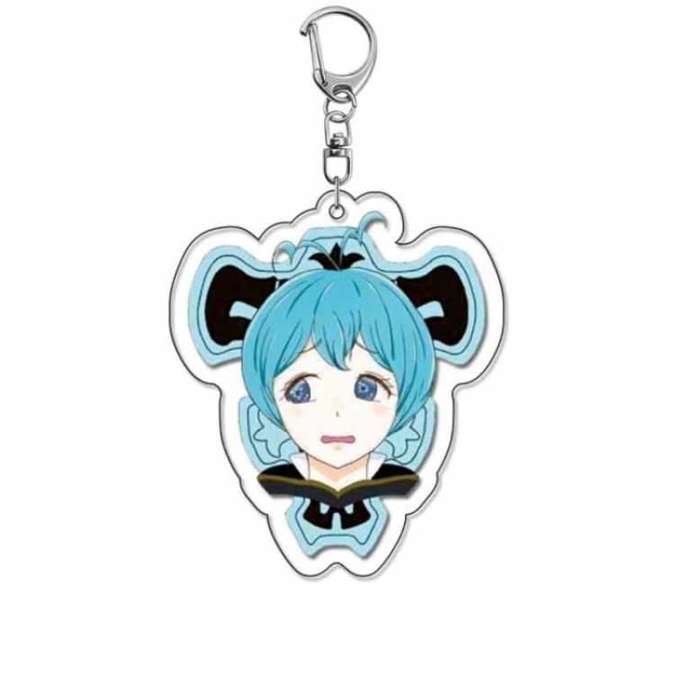 Black clover Anime Acrylic Keychain Charm price for 5 pcs