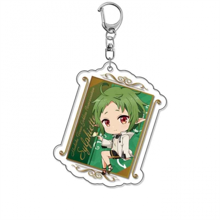 Jobless Reincarnat Anime Acrylic Keychain Charm price for 5 pcs