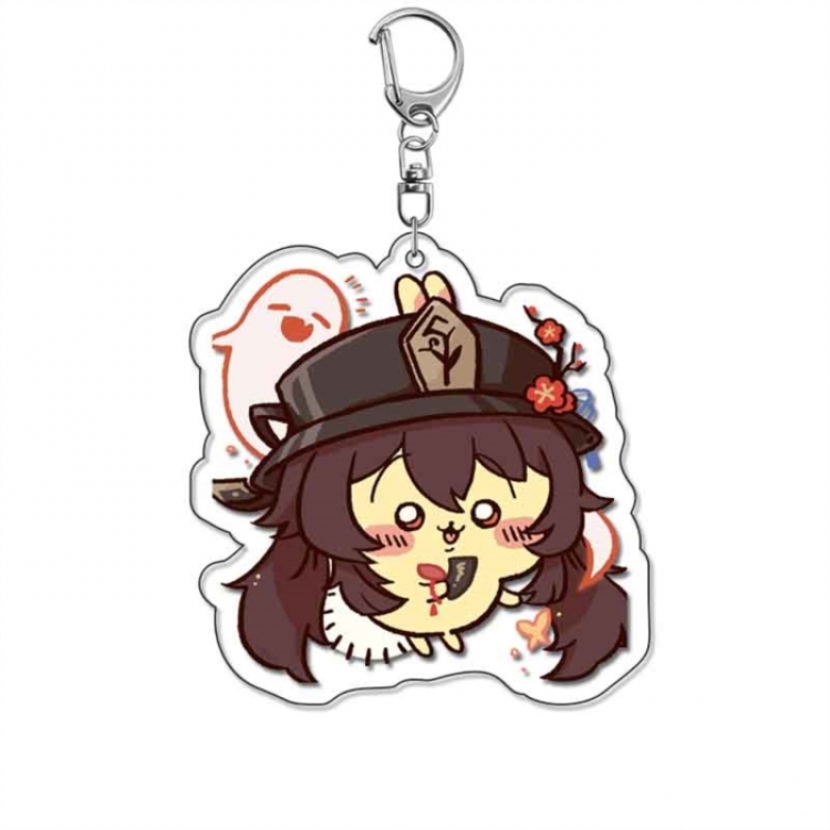 Genshin Impact Anime Acrylic Keychain Charm price for 5 pcs