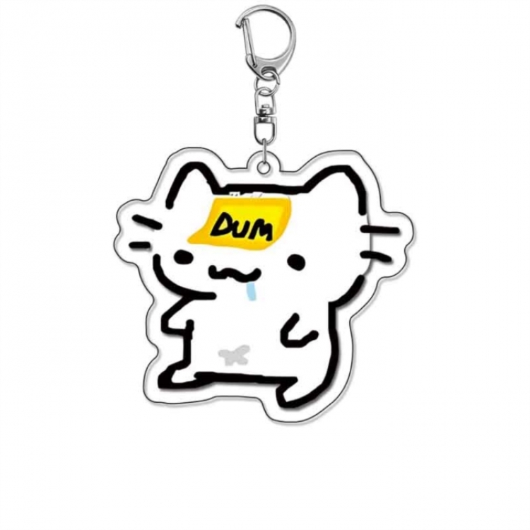 Basil Cat Anime Acrylic Keychain Charm price for 5 pcs