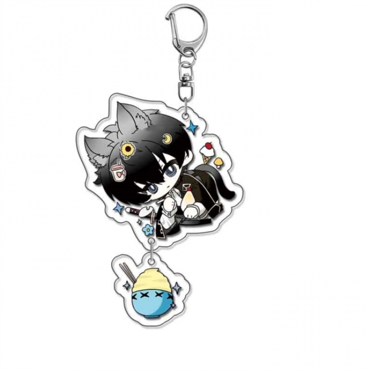 Gintama Anime acrylic Pendant Key Chain  price for 5 pcs