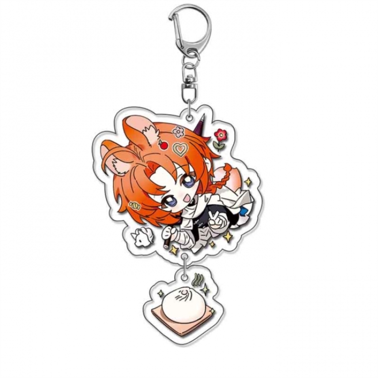 Gintama Anime acrylic Pendant Key Chain  price for 5 pcs